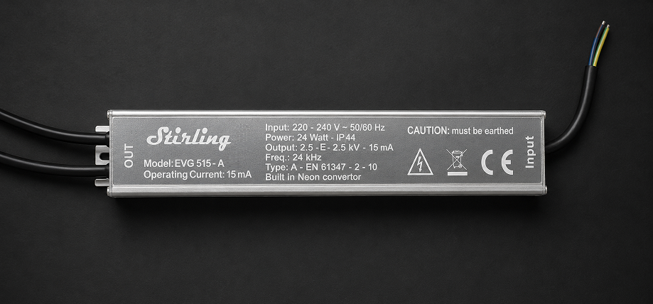 Neon Power Supply Stirling — Type EVG 515 A